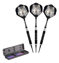 Load image into Gallery viewer, Elkadart Lone Wolf Soft Tip Silver With Black Knurling (16gm)