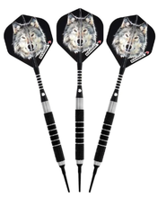 Load image into Gallery viewer, Elkadart Lone Wolf Soft Tip Silver With Black Knurling (16gm)