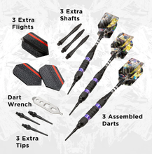 Load image into Gallery viewer, Viper Black Ice Purple Soft Tip Darts