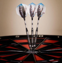 Load image into Gallery viewer, Elkadart Black Mamba 80% Tungsten Soft Tip Darts Thin Barrel (14gm)