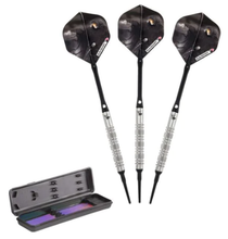 Load image into Gallery viewer, Elkadart Wizard 80% Tungsten Soft Tip Darts Knurled and Ringed Barrel (16gm)
