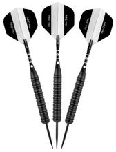 Load image into Gallery viewer, Elkadart Black 150 Jet Black Steel Tip Darts (24 grams)