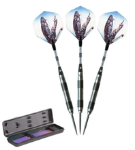 Load image into Gallery viewer, Elkadart Black Mamba 80% Tungsten Steel Tip Darts 24 Grams