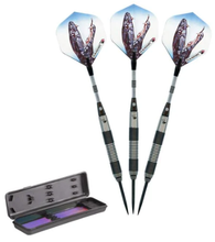 Load image into Gallery viewer, Elkadart Black Mamba 80% Tungsten Steel Tip Darts 26 Grams