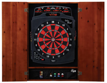 Load image into Gallery viewer, Viper Metropolitan Cinnamon Soft Tip Dartboard Cabinet
