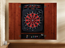 Load image into Gallery viewer, Viper Metropolitan Cinnamon Soft Tip Dartboard Cabinet