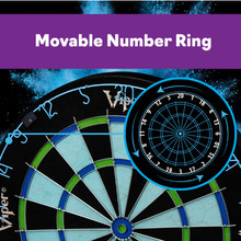Load image into Gallery viewer, Viper Chroma Sisal Dartboard
