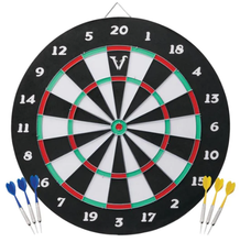 Load image into Gallery viewer, Viper Double Play Coiled Paper Fiber Dartboard with Darts