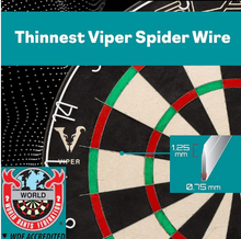 Load image into Gallery viewer, Viper Slash Sisal Dartboard WDF Accredited