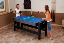 Load image into Gallery viewer, Fat Cat Original 3-in-1 7' Pockey Multi-Game Table Green 64-1046