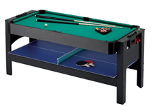 Load image into Gallery viewer, Fat Cat Original 3-in-1 7' Pockey Multi-Game Table Green 64-1046