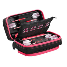 Load image into Gallery viewer, Casemaster Plazma Pro Dart Case Black with Pink Zipper and Phone Pocket - Top Table Sports