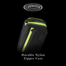 Load image into Gallery viewer, Casemaster Plazma Pro Dart Case Black with Yellow Zipper and Phone Pocket - Top Table Sports