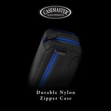 Load image into Gallery viewer, Casemaster Plazma Pro Dart Case Black with Sapphire Zipper and Phone Pocket - Top Table Sports