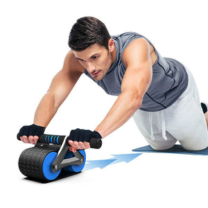 Ultimate Men's Automatic Rebound Ab Wheel Roller - Waist Trainer for Gym, Sports, and Home Exercise