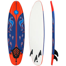 Load image into Gallery viewer, 6 Feet Surfboard with 3 Detachable Fins