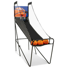 Load image into Gallery viewer, Foldable Single Shot Basketball Arcade Game with Electronic Scorer and Basketballs