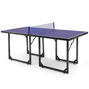 Multi-Use Foldable Midsize Removable Compact Ping-pong Table