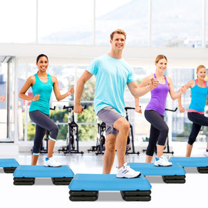 29 Inch Adjustable Workout Fitness Aerobic Stepper Exercise Platform