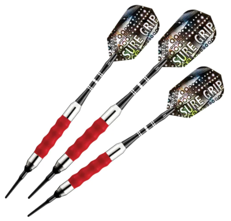 Viper Sure Grip Darts Red Soft Tip Darts (16gm)
