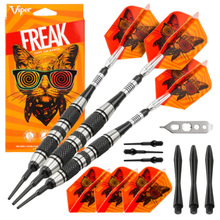 Load image into Gallery viewer, Viper The Freak Darts Soft Tip Darts 3 Knurled Rings Barrel 18 Grams