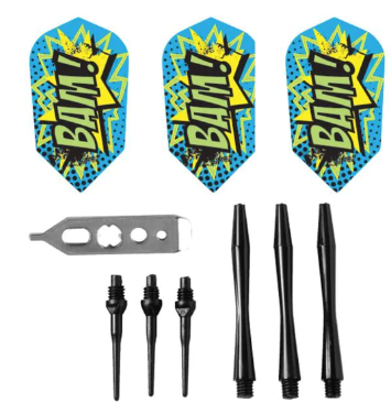 Viper Comix BAM! Darts Soft Tip Darts Blue 18 Grams