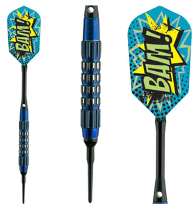 Viper Comix BAM! Darts Soft Tip Darts Blue 18 Grams