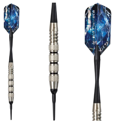 Viper Silver Thunder Darts Soft Tip Darts 4 Knurled Rings 16 Grams
