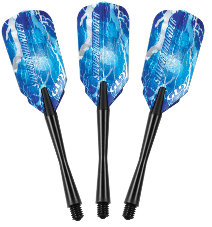 Viper Silver Thunder Darts Soft Tip Darts 2 Knurled Rings 18 Grams