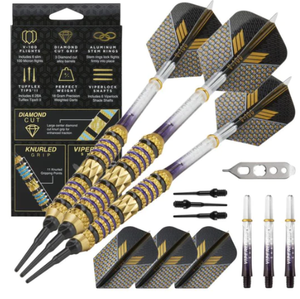 Viper Wizard Purple/Black Soft Tip Darts 18 Grams