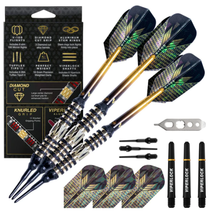 Load image into Gallery viewer, Viper Wizard Gold and Black Soft Tip Darts 20 Grams