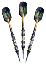 Load image into Gallery viewer, Viper Wizard Gold and Black Soft Tip Darts 20 Grams