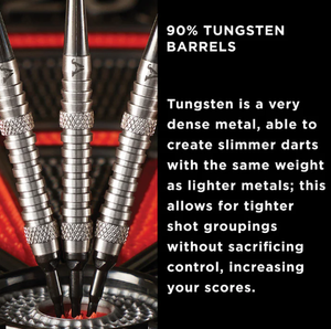 Viper V-Factor Darts 90% Tungsten Soft Tip Darts Grooved Barrel 18 Grams