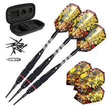 Load image into Gallery viewer, Viper Jaguar Darts 80% Tungsten Soft Tip Darts 2 Knurled Rings 18 Grams