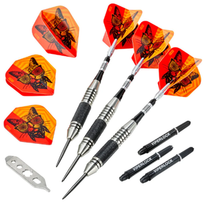 Viper The Freak Darts Steel Tip Darts Knurled and Grooved Barrel 22 Grams