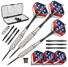 Load image into Gallery viewer, Fat Cat Support Our Troops Steel Tip Dart Set 23 Grams