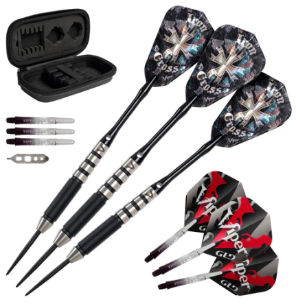 Viper Desperado 80% Tungsten Steel Tip Darts Iron Cross 24 Grams