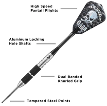 Load image into Gallery viewer, Viper Desperado 80% Tungsten Steel Tip Darts Death Mark 24 Grams