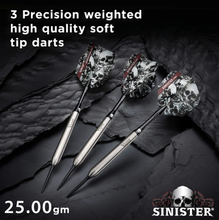 Load image into Gallery viewer, Viper Sinister Darts 95% Tungsten Steel Tip Darts 25 Grams