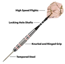 Load image into Gallery viewer, Fat Cat Realtree APC Steel Tip Darts 23 Grams