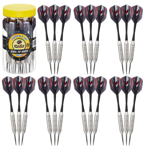 Fat Cat Darts in a Jar Steel Tip 20 Grams 21 Count
