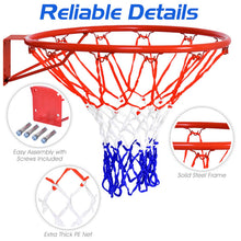 Load image into Gallery viewer, 18 Inch Replacement Basketball Rim with All-Weather Net