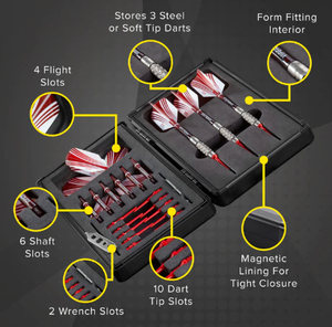 Casemaster Sinister Magnetic Dart Case