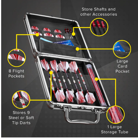 Casemaster Ternion Aluminum Dart Case
