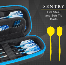 Load image into Gallery viewer, Casemaster Sentry Dart Case with Blue Zipper