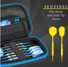 Load image into Gallery viewer, Casemaster Sentinel Dart Case with Blue Zipper