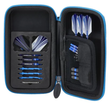 Casemaster Sport Dart Case With Blue Zipper