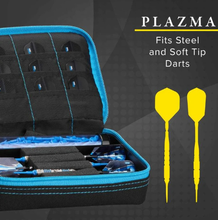 Load image into Gallery viewer, Casemaster Plazma Dart Case Black with Blue Trim