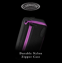 Load image into Gallery viewer, Casemaster Plazma Dart Case Black with Amethyst Zipper