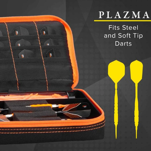 Casemaster Plazma Dart Case Black with Orange Trim